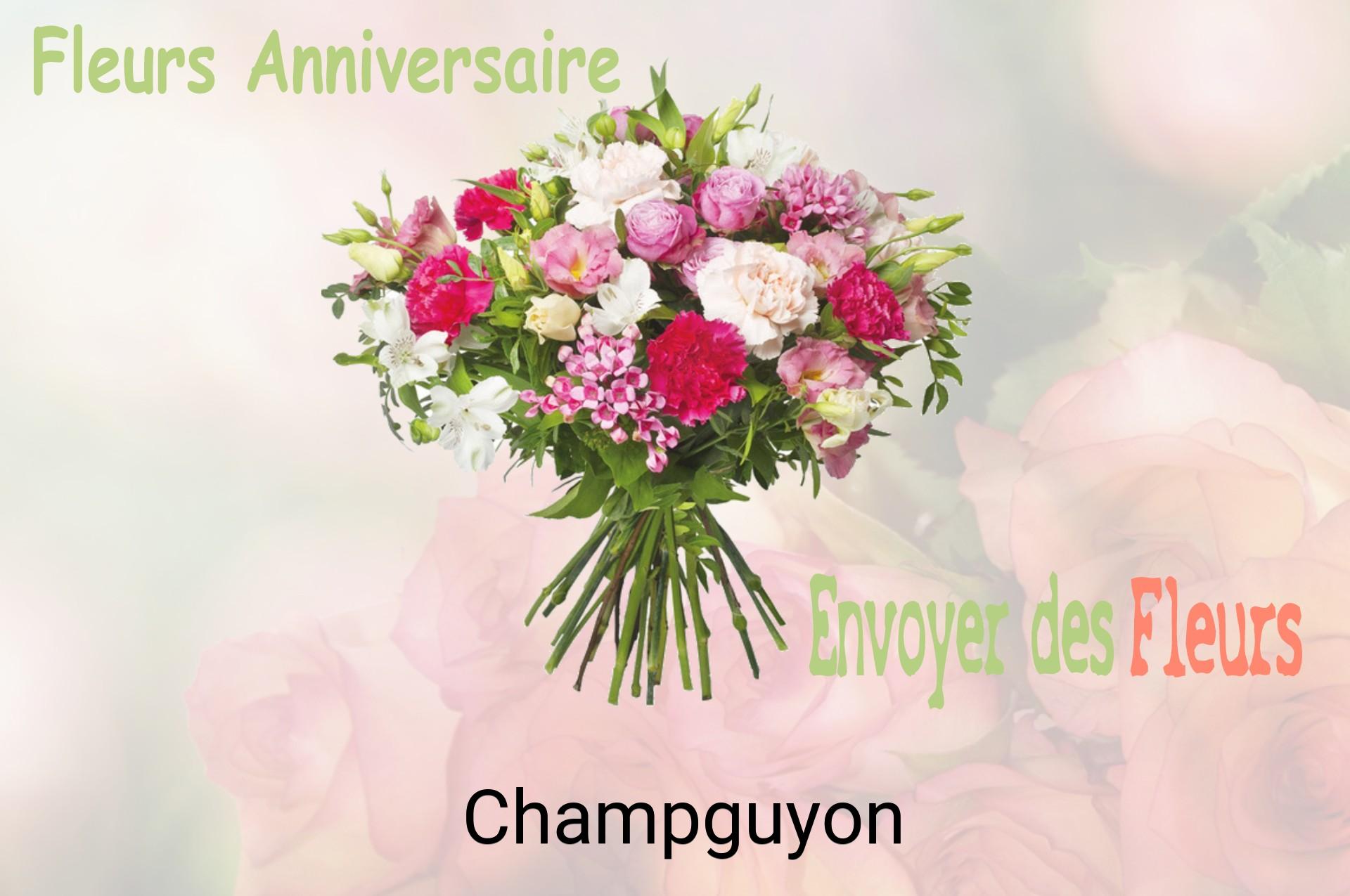 Bouquet de fleurs d’anniversaire livré à Champguyon