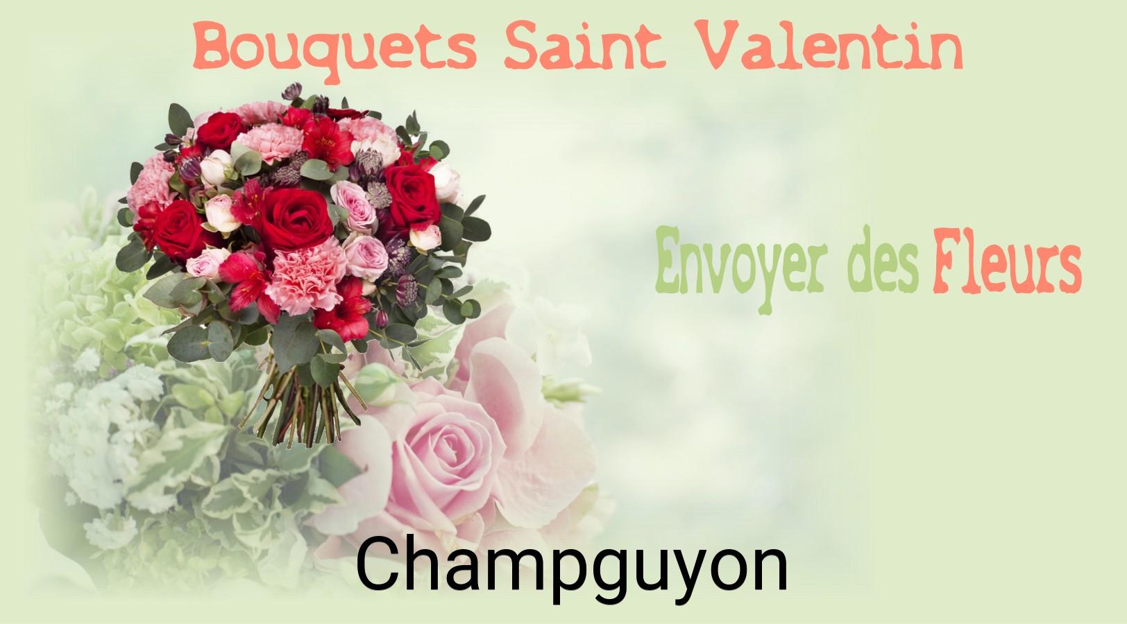 Roses de Saint-Valentin livrées à Champguyon